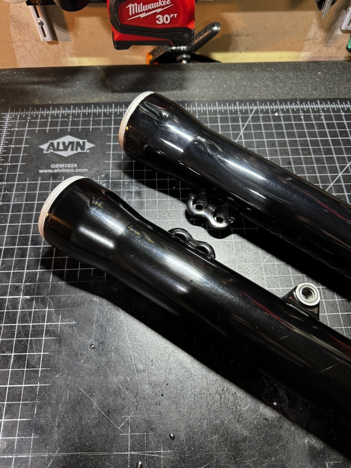 20062017 HARLEY DYNA FRONT Fork Lowers SLIDER LEGS 49MM eBay