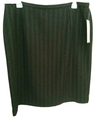 Lápiz y recto Karen Scott Faldas para mujer a rayas