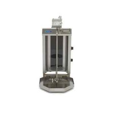 D&ouml;nergrill 2 Brenner Ceran glas Elektro Gyrosmaschine D&ouml;nermaschine