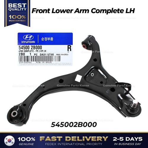 ⭐Genuine⭐ Front Lower Arm Complete LH 545002B000 for Hyundai Santa Fe - Picture 2 of 3