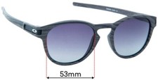 SFx Replacement Sunglass Lenses Fits Oakley Latch Oo9349 asia Fit - 53mm Wide