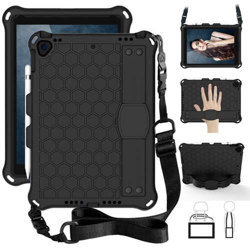 Rubber Stand Case Cover With Strap For iPad Mini Air Pro 1 2 3 4 5/6/7/8/9th Gen - Picture 7 of 84