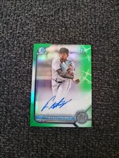 2022 Bowman Chrome Baseball Federico Polanco Prospect Auto Green 12/99 SC2683