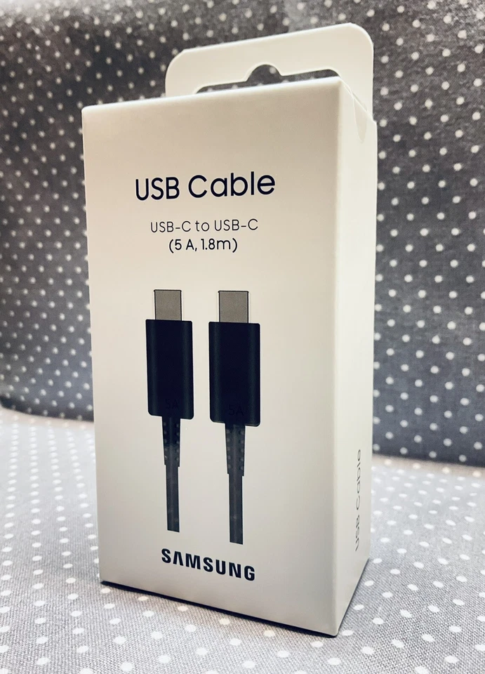 Samsung 6FT(1.8m) USB C to C Fast Charging 2.0 Cable DX510 5AMP 100Watt Type-C - Image 2 of 4