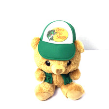 Bass Pro Shops Stuffed Bear 2022 With Trucker Cap