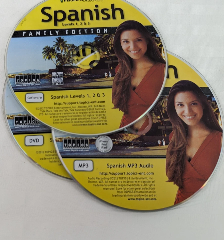 Instant Immersion Spanish Levels 1,2,3 🤩Compare To Rosetta Stone software DVD - Image 3 of 4