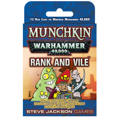 Rank and Vile 112 Card Booster Munchkin Warhammer 40000 Game Steve Jackson 4489 - Picture 4 of 4