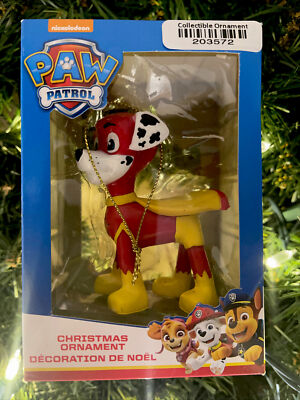 2024 Paw Patrol Fire Marshall Super Dog Christmas Tree Ornament Pet New Holiday