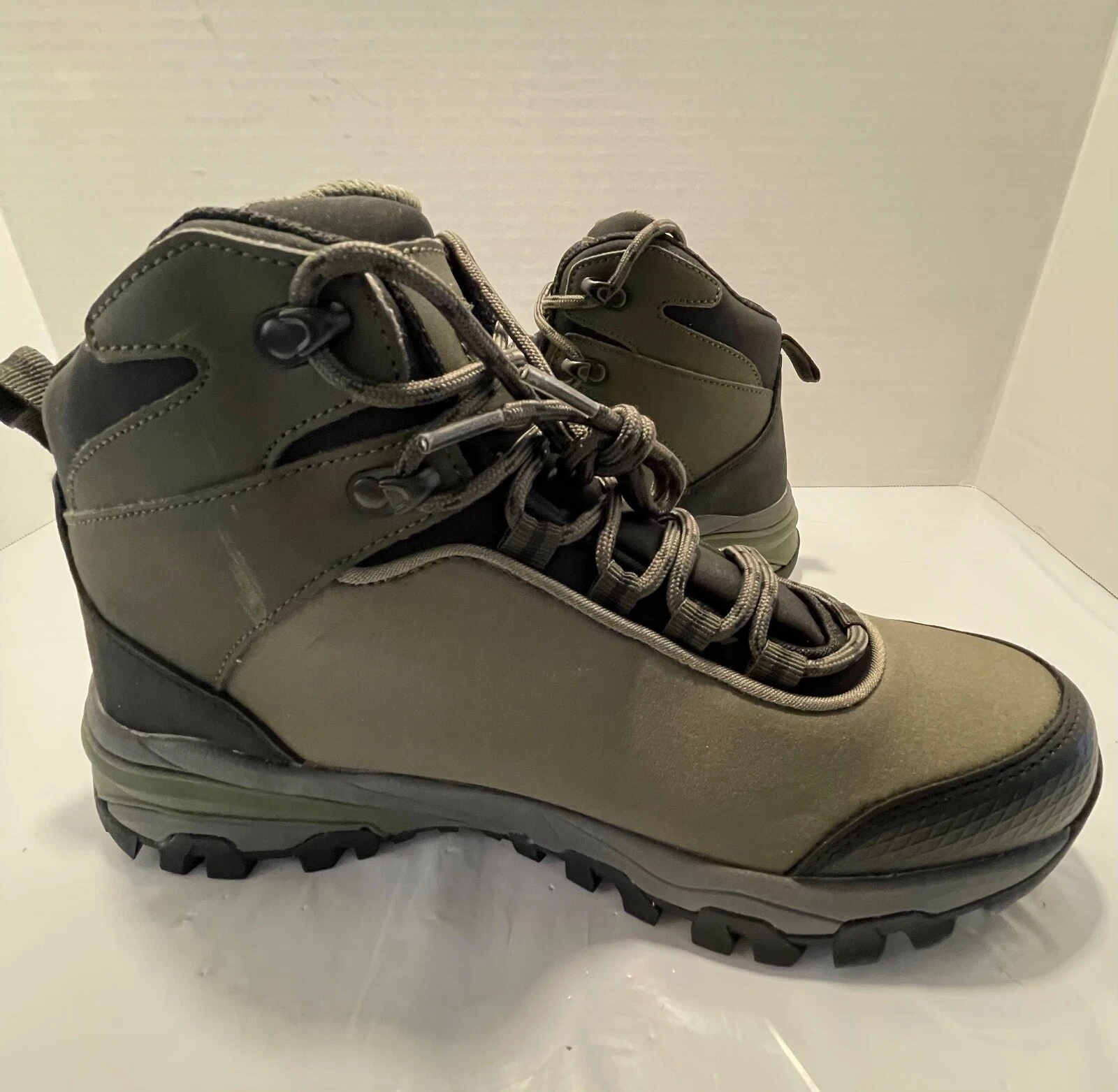 NEW GREENBROOk Men's Olive Green Waterproof Hiking Boots, various sizes