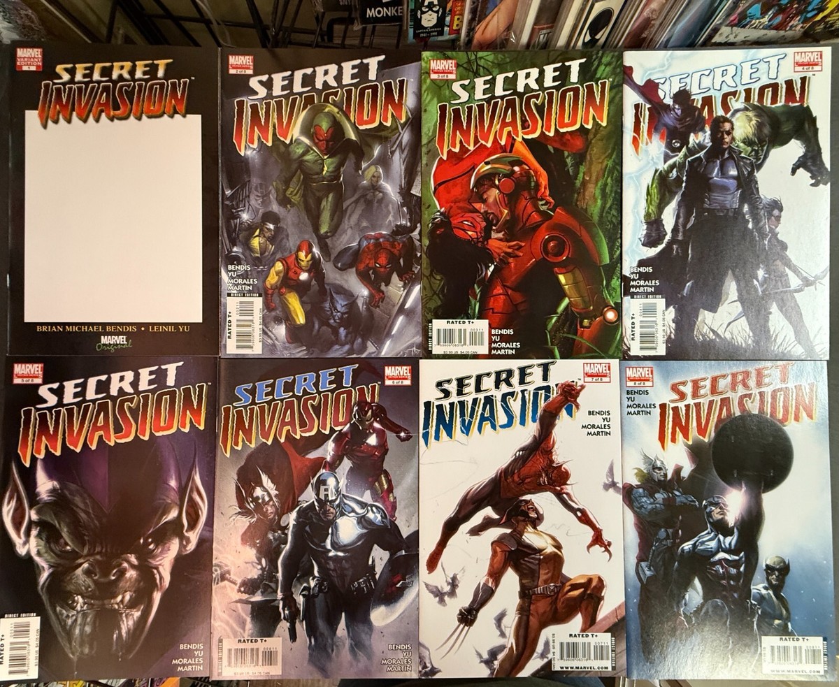 Secret Invasion (2008) #1-8 Complete Set Marvel Comics VF-NM | eBay