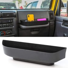 Co-pilot Grab Handle Storage Tray Organizer Box For Jeep Wrangler Tj 1997-2006