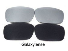 Galaxy Replacement Lenses For Oakley Drop Point Black/Titanium Polarized 2 Pair