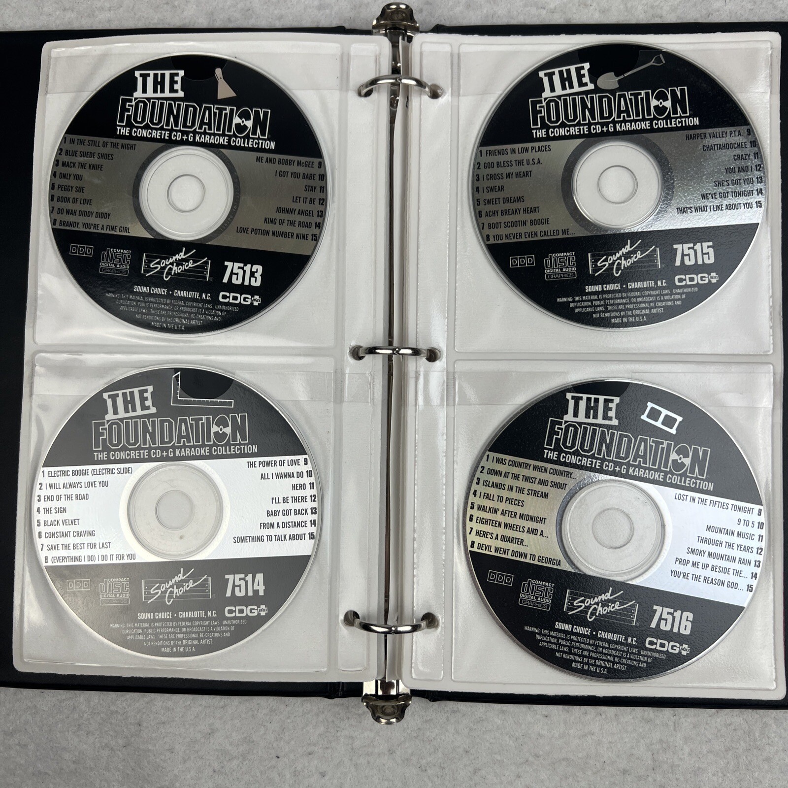 Sound Choice Foundation 1. 130 Discs Plus 2 Utility Discs SOUND CHOICE KARAOKE eBay