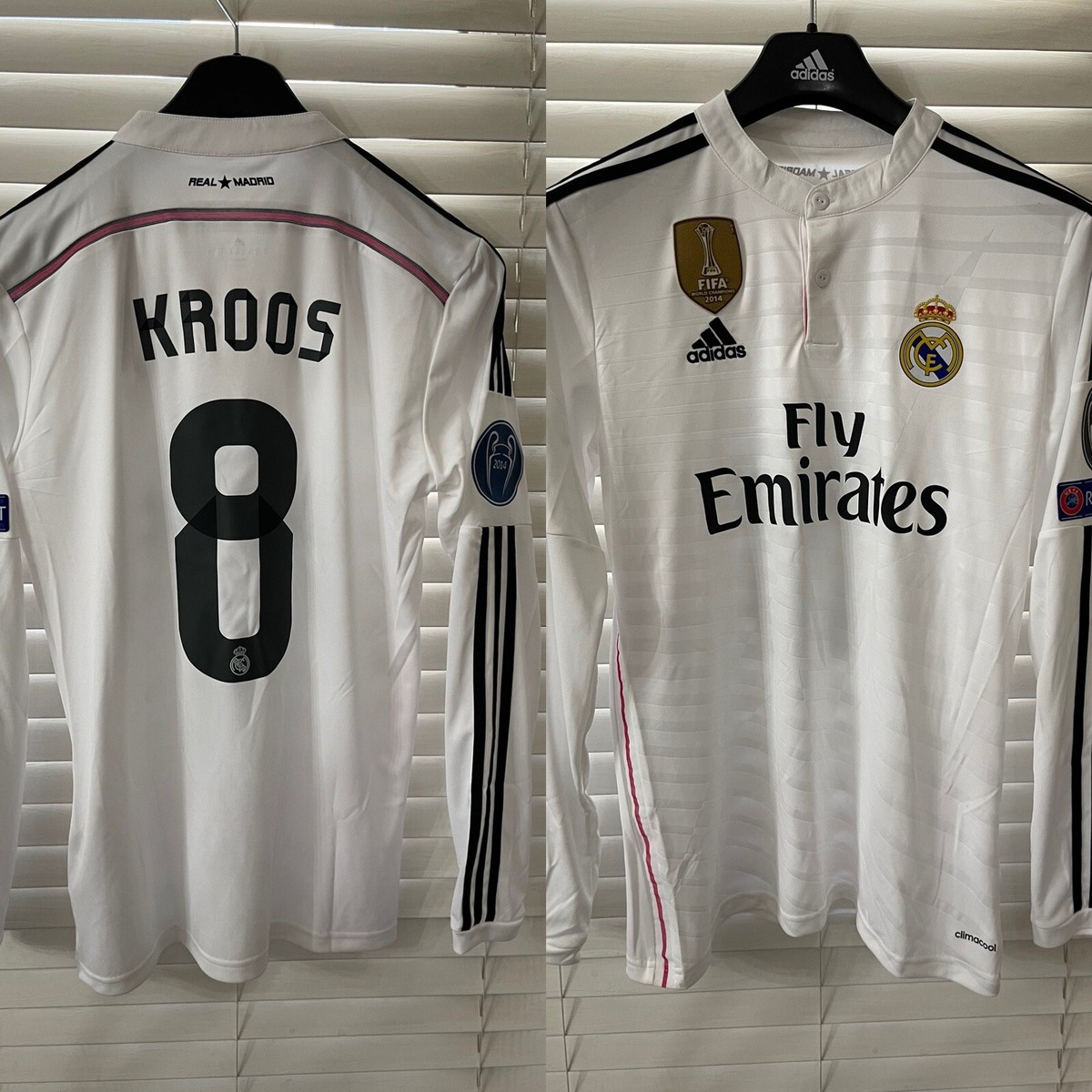 Real Madrid Tony Kroos CL Climacool Adidas Shirt Size Medium