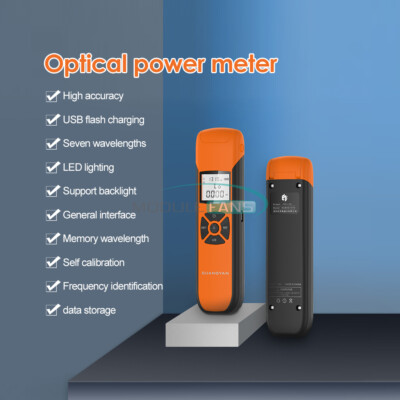 G10 High Precision Rechargeable Fiber Optic Power Meter With Flash Light