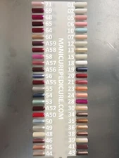 Orly Nail Lacquer Discontinued Colors - 0.6 oz - "MANICUREPEDICURE."572