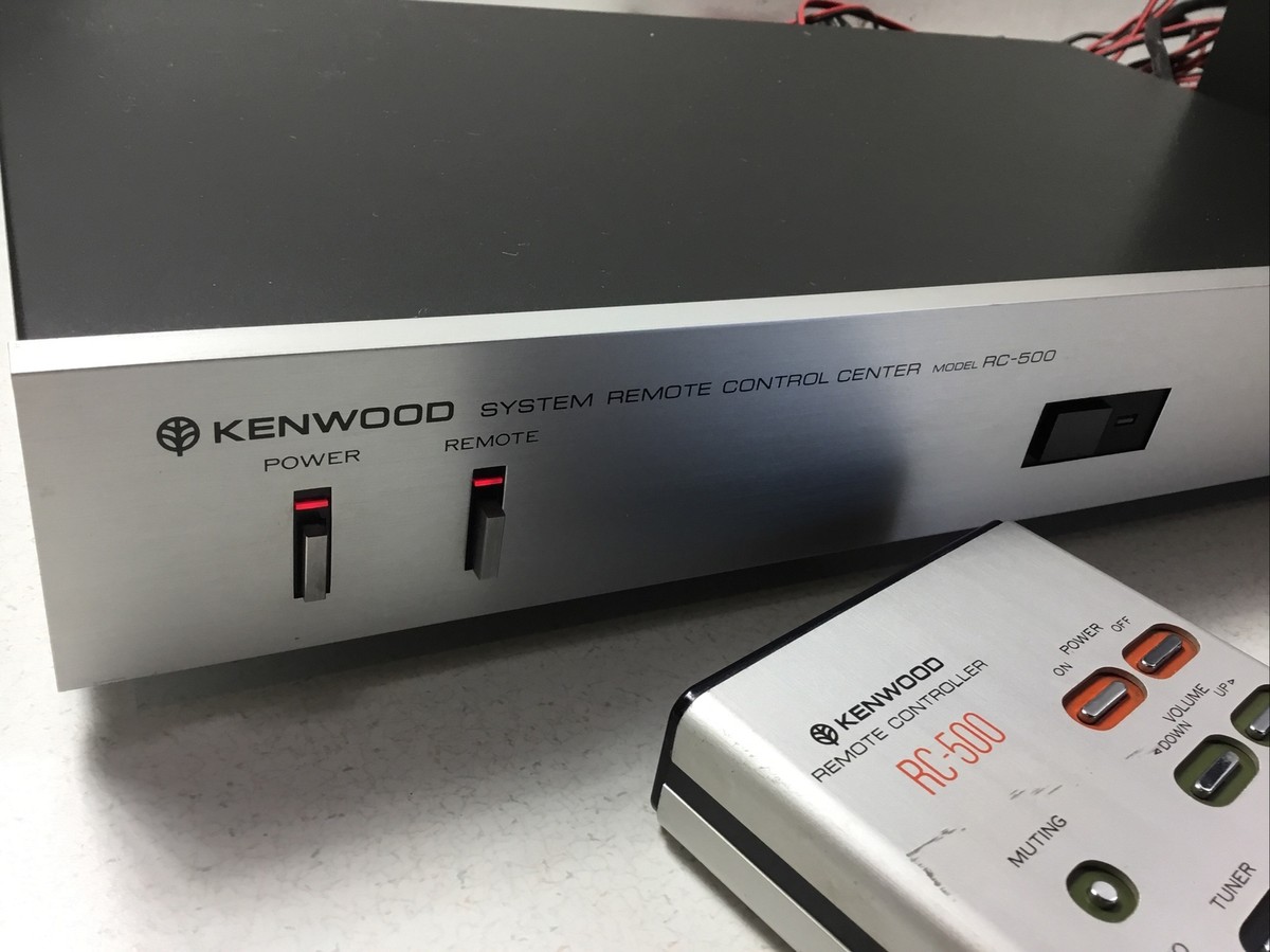 Vintage Kenwood RC 500 Remote Control Center Controller Silver