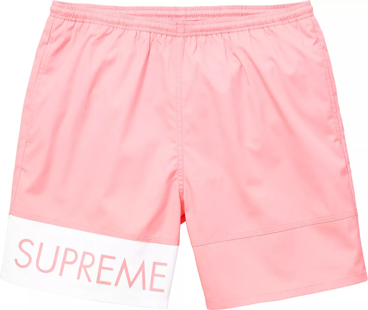 Supreme Banner eau short rose M S/S 16