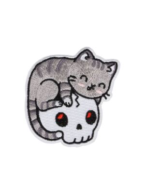 Katzenschädel Patch