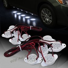 Stp Style White 90-led Underglow Under Car Puddle Lighting Lamp Universal