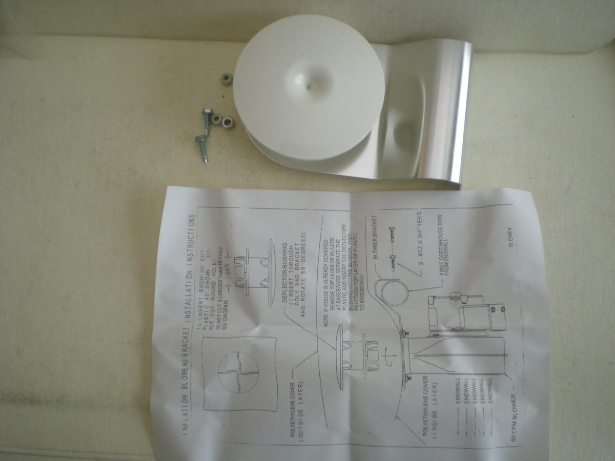 INFLATION BLOWER MOUNTING BRACKET FOR Green House | eBay