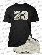 23 Sneaker Tee Shirt Match J5 Retro SE Sail Graphic Pro Club Shaka Big Tall Sm T