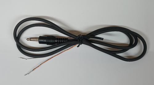 NOWY 1/8 cala (3,5 mm) Mono 2-przewodowy kabel z kodem Morse'a prosty klucz, 3 stopy. - Zdjęcie 4 z 4
