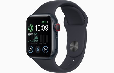 Apple Watch SE2 44mm (GPS + Cellular) Midnight S/M Midnight Band 
