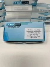 Membrane Filter PTFE Hydrophobic 5 μm 47mm (PP Supports)(without ring)(100/pk)