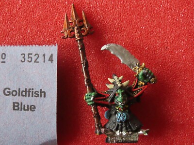 Games Workshop Warhammer Skarsnik ohne Gobbla Goblin Warlord Eight Peak Metall