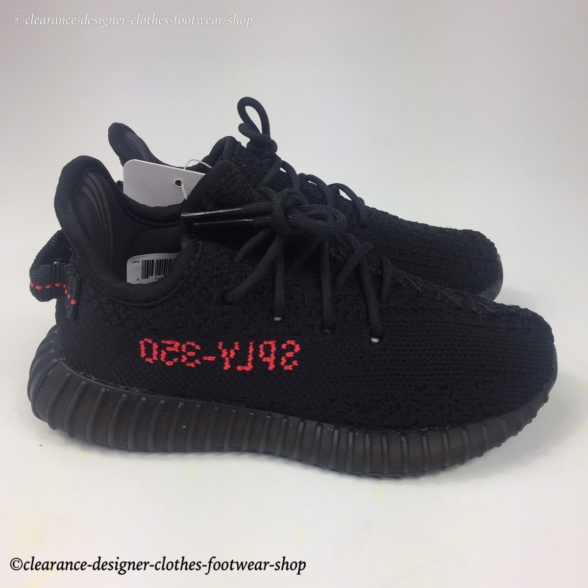 ADIDAS YEEZY BOOST 350 V2 INFANT TRAINERS in BLACK & RED ADIDAS YEEZY BOOST 350 V2 INFANT TRAINERS in BLACK & RED