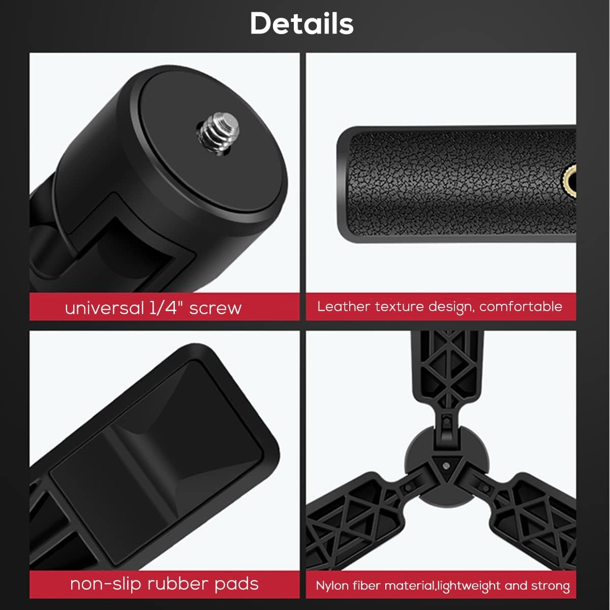 Extended Handle Grip/Tripod 2 in 1 for Gimbal Stabilizer, Tabletop Tripod Stand