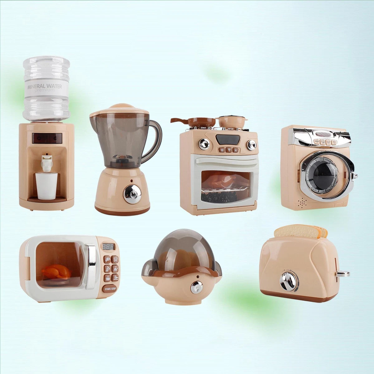 Mini Simulation Home Appliance Role Play Kitchen Toys for Early Development