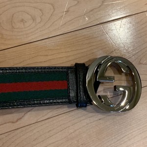 gucci belt stripe