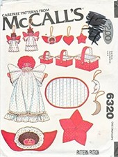 McCall's Carefree Pattern 6320 Christmas Decorations Super Pack Craft Ships Free