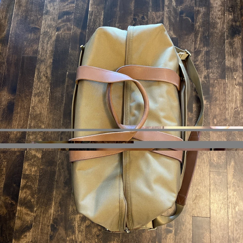 Bolso de mano Hartmann para equipaje de mano de viaje de cuero de nailon - estilo clásico Foto 3 de 4