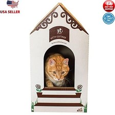 Disposable Biodegradable Litter Boxes Easy Assembly Cat Waste Disposal 11 Pack