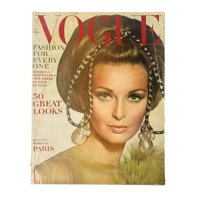 Vogue Magazine March 1, 1967 Samantha Jones Cover No Label GD Interior