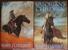 Valorian & Valorian's Children by Mary H Herbert, Boo Club Editions, Hardcovers