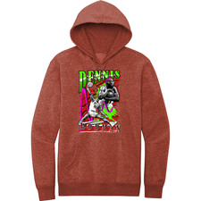 NEW RETRO KINGS THE WORM 90s HEATHER RUSSET Hoodie SMALL-4XLARGE MADE IN USA