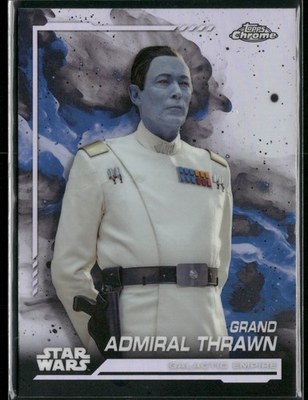 #ad #ad Star Wars Topps Chrome 2024 Card Silver Refractor Grand Admiral Thrawn 4 $2.89