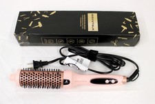 Wavytalk Blowout Boost Ionic Heated Thermal Brush NO CLIPS OR MANUAL - Pink
