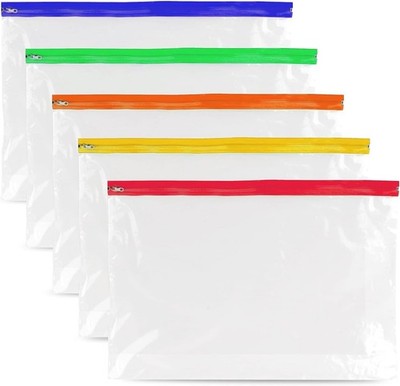 25 A4 Plus Reißverschluss Etui Dokumentenmappe - verschiedene Farben, stilvolle Aktenaufbewahrung Reißverschluss