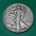 1938 P Mint Walking Liberty 90% USA Silver Half Dollar
