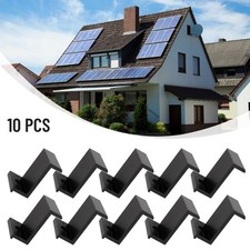 Cost Efficient PV Solar Panel Mount Accessories Aluminum End Clamp 10Pcs
