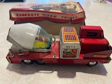 Vintage 60s Cragstan Concrete Mixer Truck NICE w/ box
