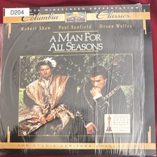 A Man For All Seasons LaserDisc Deluxe Widescreen Drama Paul Scofield