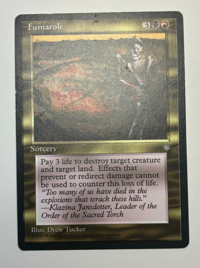MTG Ice Age Fumarole - LP Uncommon