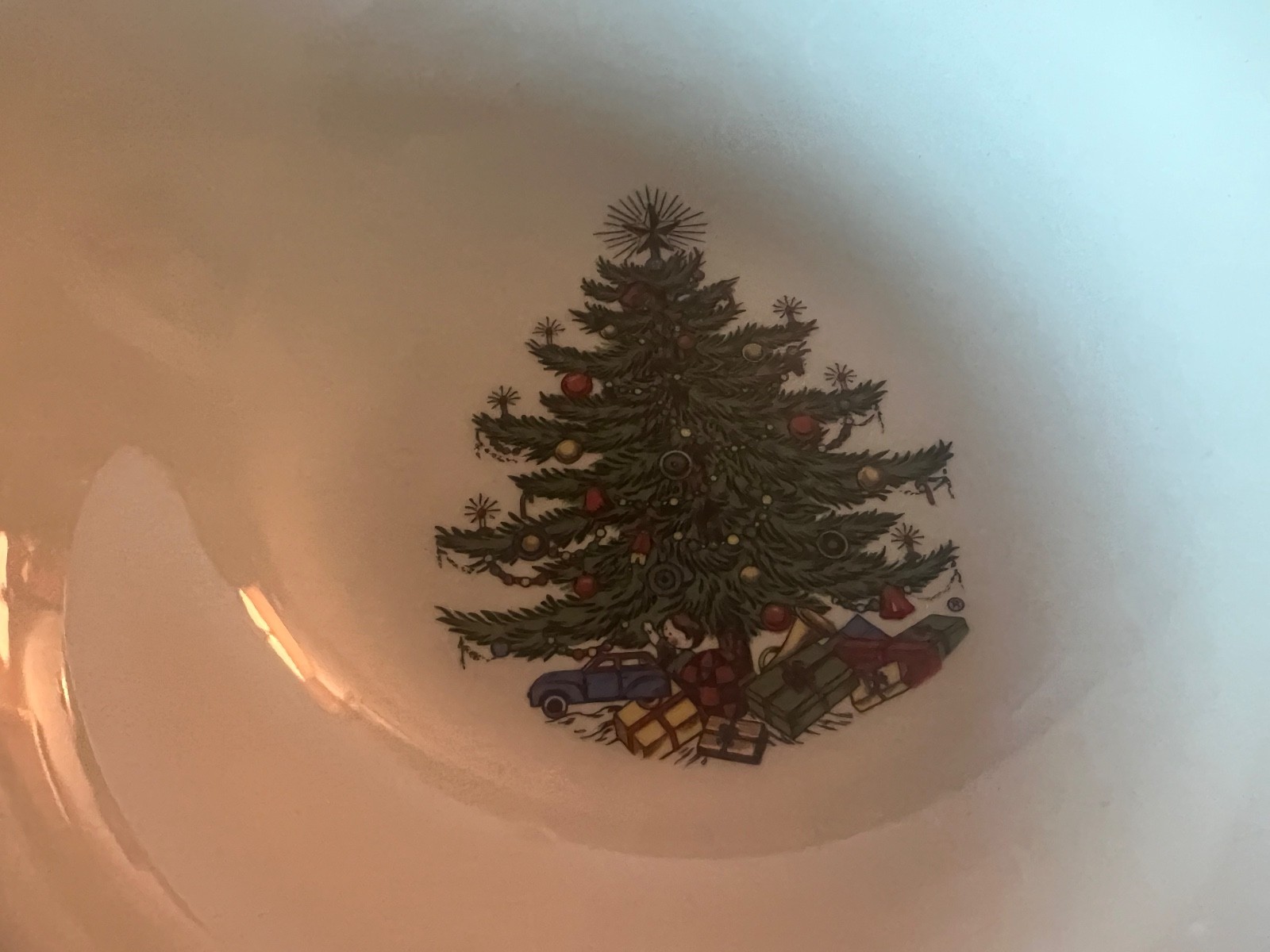 Cuthbertson Christmas Tree 6”  Bread  Dessert Plates,  Set of 4
