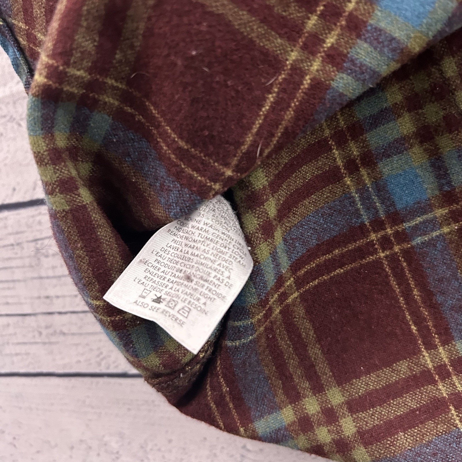 Eddie Bauer Pendleton Wool Plaid Button Front Shi… - image 5